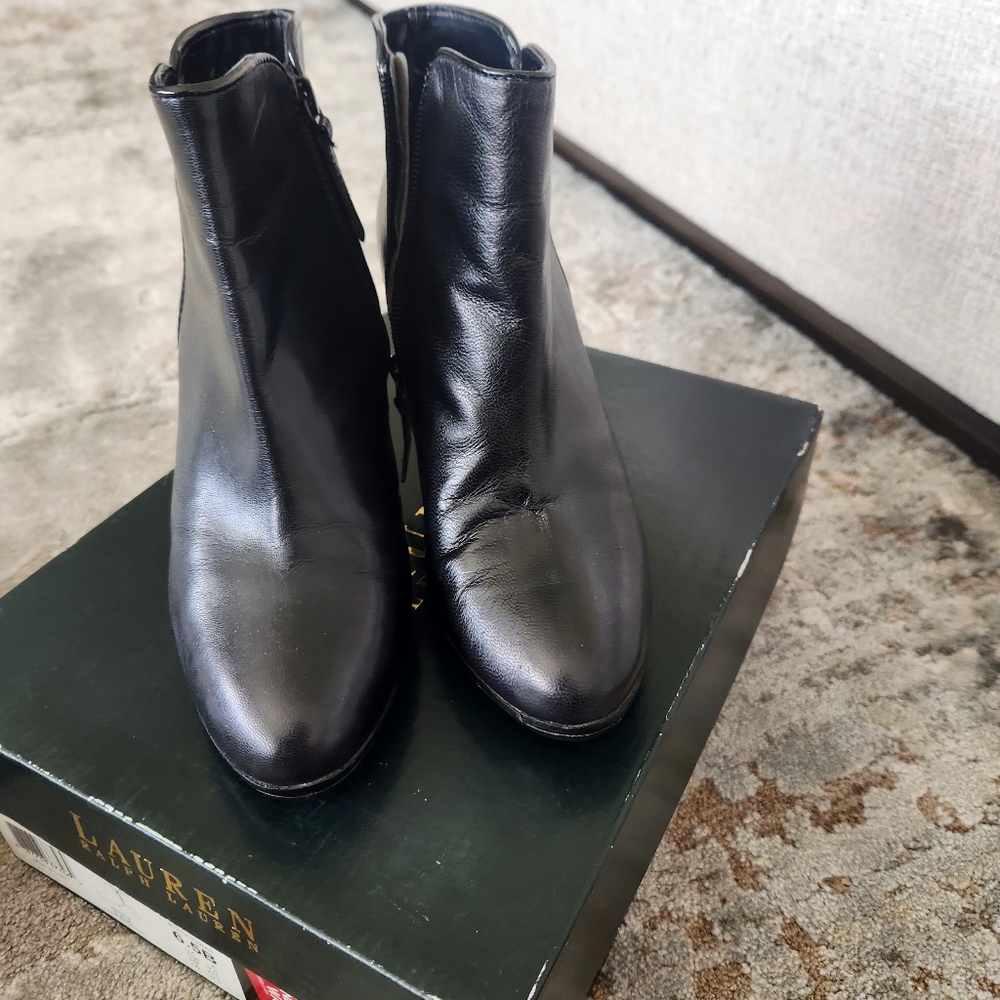 6.5 leather booties
